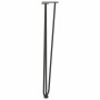Patas de mesa tipo horquilla 4 uds acero macizo antracita 72 cm by , Table legs - Ref: Foro24-4012446, Price: 67,00 €, Discou...