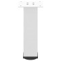 Patas para mesa de centro 4 uds acero blanco 42-44 cm by , Table legs - Ref: Foro24-4012465, Price: 68,35 €, Discount: %