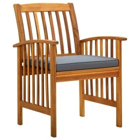 Garden dining set 3 pieces and solid acacia wood cushions by vidaXL, Garden sets - Ref: Foro24-3058084, Price: 318,02 €, Disc...