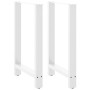 Patas de mesa de centro acero blanco 2 uds 60x(90-91) cm de , Patas para mesas - Ref: Foro24-4013333, Precio: 95,61 €, Descue...