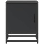 Mesitas de noche 2uds madera ingeniería negro 40x31x50 cm metal by , Nightstands - Ref: Foro24-848710, Price: 67,24 €, Discou...