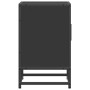 Mesitas de noche 2uds madera ingeniería negro 40x31x50 cm metal by , Nightstands - Ref: Foro24-848710, Price: 67,24 €, Discou...
