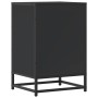Mesita de noche madera ingeniería negro 40x34,5x60 cm metal by , Nightstands - Ref: Foro24-848719, Price: 63,15 €, Discount: %