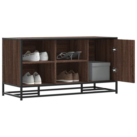Banco zapatero madera de ingeniería roble marrón 100x40x53,5 cm von , Bänke für Hallen und Lager - Ref: Foro24-849218, Preis:...