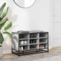 Banco zapatero madera de ingeniería gris sonoma 84x40x53,5 cm by , Benches for halls and storage - Ref: Foro24-849232, Price:...