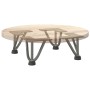 Patas mesa tipo horquilla 4 uds acero macizo acero natural 10cm by , Table legs - Ref: Foro24-4012431, Price: 29,38 €, Discou...