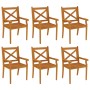 Garten-Essgruppe 7-teilig aus massivem Akazienholz von vidaXL, Gartensets - Ref: Foro24-3058004, Preis: 624,11 €, Rabatt: %