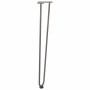 Patas mesa tipo horquilla 4 uds acero macizo acero natural 72cm by , Table legs - Ref: Foro24-4012427, Price: 58,00 €, Discou...