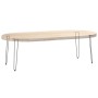 Patas mesa tipo horquilla 4 uds acero macizo acero natural 72cm by , Table legs - Ref: Foro24-4012427, Price: 58,00 €, Discou...