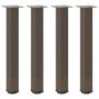 Patas para mesa de centro 4 uds acero acero natural 72-74 cm by , Table legs - Ref: Foro24-4012471, Price: 82,68 €, Discount: %