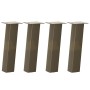 Patas para mesa de centro 4 uds acero acero natural 30 cm by , Table legs - Ref: Foro24-4012499, Price: 59,83 €, Discount: %