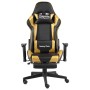 Drehbarer Gaming-Stuhl mit goldfarbener PVC-Fußstütze von vidaXL, Gaming-Stühle - Ref: Foro24-20498, Preis: 191,24 €, Rabatt: %