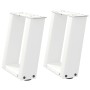 Patas de mesa de centro forma U 2uds acero blanco 30x(30-31) cm de , Patas para mesas - Ref: Foro24-4012737, Precio: 55,74 €,...