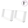 Patas de mesa de centro forma U 2uds acero blanco 60x(30-31) cm de , Patas para mesas - Ref: Foro24-4012749, Precio: 64,98 €,...