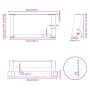 Patas de mesa de centro forma U 2uds acero blanco 60x(30-31) cm de , Patas para mesas - Ref: Foro24-4012749, Precio: 64,98 €,...
