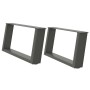 Patas de mesa centro forma U 2uds acero antracita 70x(30-31) cm de , Patas para mesas - Ref: Foro24-4012754, Precio: 75,65 €,...