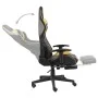 Swivel gaming chair with gold PVC footrest by vidaXL, Gaming chairs - Ref: Foro24-20498, Price: 188,14 €, Discount: %