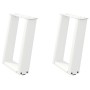 Patas de mesa de centro forma U 2uds acero blanco 38x(42-43) cm de , Patas para mesas - Ref: Foro24-4012761, Precio: 59,12 €,...