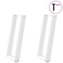 Patas de mesa consola forma U 2 uds acero blanco 28x(72-73) cm by , Table legs - Ref: Foro24-4012777, Price: 68,17 €, Discoun...