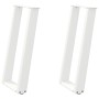 Patas de mesa consola forma U 2 uds acero blanco 28x(72-73) cm by , Table legs - Ref: Foro24-4012777, Price: 68,17 €, Discoun...