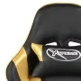 Swivel gaming chair with gold PVC footrest by vidaXL, Gaming chairs - Ref: Foro24-20498, Price: 188,14 €, Discount: %