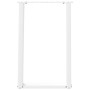 Patas para mesa de comedor en forma de U 2 uds acero blanco by , Table legs - Ref: Foro24-4012789, Price: 98,82 €, Discount: %