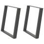 Patas para mesa comedor forma U 2uds antracita 70x(72-73) cm by , Table legs - Ref: Foro24-4012794, Price: 97,74 €, Discount: %