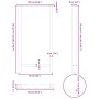 Patas para mesa de centro de acero natural 2 uds 60x(110-111)cm von , Tischbeine - Ref: Foro24-4013359, Preis: 108,32 €, Raba...