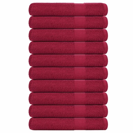 Toallas 10 uds 100% algodón burdeos 100x200 cm 600 gsm von , Handtücher - Ref: Foro24-136748, Preis: 132,51 €, Rabatt: %