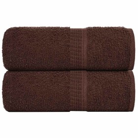Toallas de visita 2 uds marrón 30x50 cm 360 gsm 100% algodón de , Toallas - Ref: Foro24-136755, Precio: 12,22 €, Descuento: %