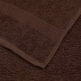 Toallas de mano 10 uds 100% algodón marrón 50x100 cm 360 gsm de , Toallas - Ref: Foro24-136760, Precio: 51,45 €, Descuento: %