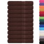 Toallas de sauna 10 uds 100% algodón marrón 80x200 cm 360 gsm by , Towels - Ref: Foro24-136769, Price: 106,63 €, Discount: %