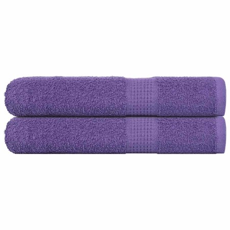 Toallas de sauna 2 uds 100% algodón morado 80x200 cm 360 gsm von , Handtücher - Ref: Foro24-136887, Preis: 30,48 €, Rabatt: %