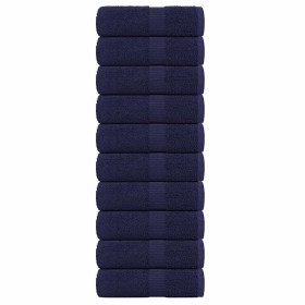 Toallas de jabón 10 uds azul marino 30x30cm 360gsm 100% algodón de , Toallas - Ref: Foro24-136781, Precio: 27,09 €, Descuento: %