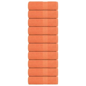 Toallas de jabón 10 uds naranja 30x30 cm 360 gsm 100% algodón by , Towels - Ref: Foro24-136898, Price: 21,67 €, Discount: %