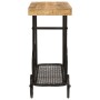 Mesa consola madera maciza de mango y hierro 112x36x76 cm by , Side tables - Ref: Foro24-353332, Price: 193,21 €, Discount: %