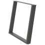 Patas para mesa comedor forma U 2uds antracita 100x(72-73) cm von , Tischbeine - Ref: Foro24-4012806, Preis: 103,29 €, Rabatt: %
