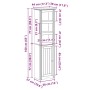 Mueble de baño BODO gris 44x30x160 cm von , Badezimmermöbel - Ref: Foro24-4016862, Preis: 129,92 €, Rabatt: %