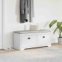 Banco de recibidor BODO blanco 114x40x45 cm von , Bänke für Hallen und Lager - Ref: Foro24-4016869, Preis: 124,17 €, Rabatt: %