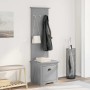Mueble de entrada con ganchos BODO gris 50x40x157 cm von , Bänke für Hallen und Lager - Ref: Foro24-4016874, Preis: 101,28 €,...