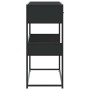 Mesa consola de madera contrachapada negro 90x35x80 cm by , Side tables - Ref: Foro24-849174, Price: 79,93 €, Discount: %