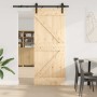 Puerta corredera con herrajes madera maciza de pino 85x210 cm von , Türen - Ref: Foro24-3332605, Preis: 190,07 €, Rabatt: %