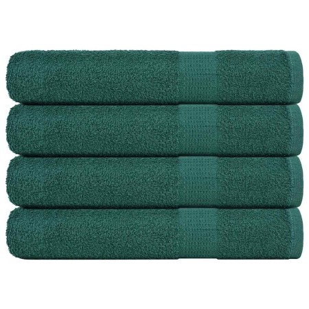 Toallas de sauna 4 uds 100% algodón verde 80x200 cm 360 gsm by , Towels - Ref: Foro24-136864, Price: 51,64 €, Discount: %