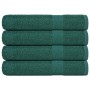 Toallas de sauna 4 uds 100% algodón verde 80x200 cm 360 gsm by , Towels - Ref: Foro24-136864, Price: 51,64 €, Discount: %