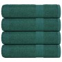 Toallas de ducha 4 uds 100% algodón verde 70x140 cm 360 gsm by , Towels - Ref: Foro24-136858, Price: 37,32 €, Discount: %