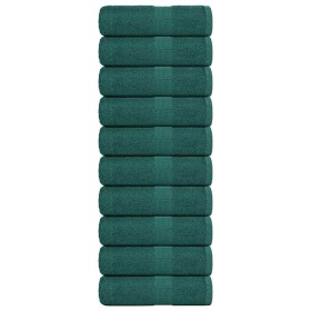 Toallas invitados 10 uds 100% algodón verde 30x50 cm 360 gsm von , Handtücher - Ref: Foro24-136853, Preis: 27,09 €, Rabatt: %