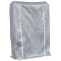 Leñero con protector de lluvia 100x25x150 cm acero galvanizado by , Firewood bags and holders - Ref: Foro24-4100708, Price: 3...