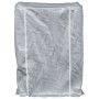 Leñero con protector de lluvia 100x25x150 cm acero galvanizado by , Firewood bags and holders - Ref: Foro24-4100708, Price: 3...