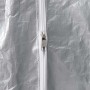 Leñero con protector de lluvia 100x25x150 cm acero galvanizado by , Firewood bags and holders - Ref: Foro24-4100708, Price: 3...