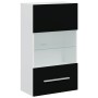 Muebles para TV 5 piezas con iluminación LED negra mate de , Muebles TV - Ref: Foro24-3324230, Precio: 320,40 €, Descuento: %